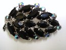 Jewelled Leaf Brooch