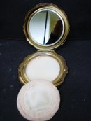 Powder Compact Gold Tone by Stratton England