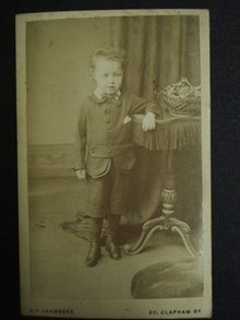 Victorian Cabinet Photo Handsome Little Boy