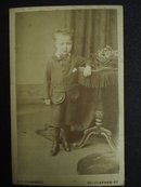 Victorian Cabinet Photo Handsome Little Boy