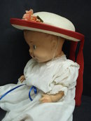 Very Pretty Child's Hat Ribbons and Roses