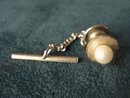 Pearl Tie Pin Tack - Cultured Pearl
