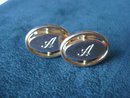 Vintahe Cuff Links Monogram A