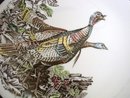 English Decorative Plate Wild Turkey