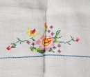 Embroidered Tea Tablecloth