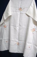 Embroidered Tea Tablecloth