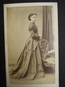 Victorian Cabinet Card Photo Young Lady