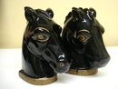 Deco Figural Bookends Horses