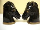 Deco Figural Bookends Horses