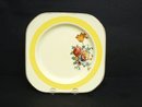 Wood's Floral Plate Ivory Ware