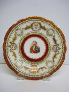 Sevres Portrait Plate Marshal S