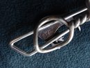 Sterling and Shell Tie Clip