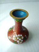 Very Pretty Miniature Cloisonne Vase