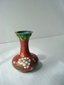 Very Pretty Miniature Cloisonne Vase