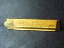 Lufkin Folding Rule Boxwood / Brass No 372