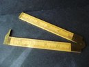 Lufkin Folding Rule Boxwood / Brass No 372