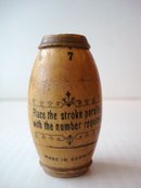 Figural Needle Case Barrel