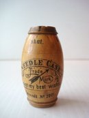 Figural Needle Case Barrel