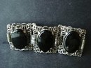 Chunky Antique Bracelet Silver tone