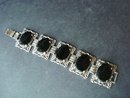 Chunky Antique Bracelet Silver tone