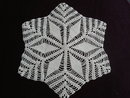 Geometric Style Doily Hand Made Lace
