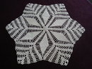 Geometric Style Doily Hand Made Lace