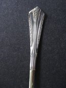 Silver Condiment Fork Long Handle
