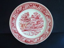 Red Transfer Plate Memory Lane