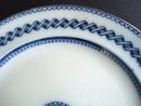 Art Deco Plate Flow Blue