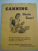 Vintage Canning Book