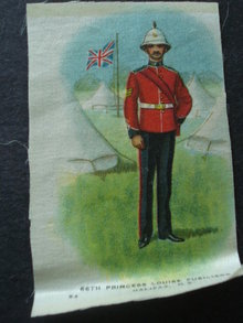 Cigarettes Silk 66th Princess Louise Fusiliers