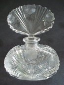 Perfume Bottle Deep Cut Crystal