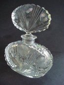 Perfume Bottle Deep Cut Crystal