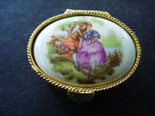 Vintage Pill Box by Limoges