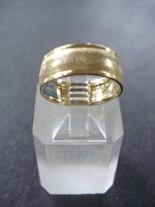 Wide Wedding Band Gold Filled