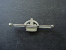 Jewelled Crown Pin Silver Tone