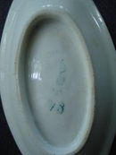 Antique Condiment Dish Floral