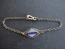 Sterling W A S C Bracelet Signed 1945