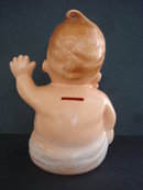 Figural Saving Bank Cute Celluloid Baby Boy