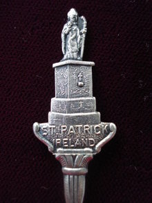 Vintage Souvenir Spoon St Patrick Ireland