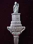 Vintage Souvenir Spoon St Patrick Ireland