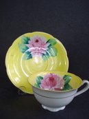 Beautiful Vintage Cup and Saucer Hand Decorated