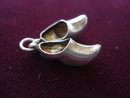 Sterling Silver Charm Holland Shoes 3D
