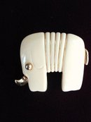 Lovely Pendant Ivory Colour Elephant