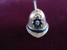 3D Sterling Nuvo Charm Firemans Hat