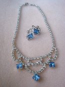 Rhinestone Earrings Set Fantastic Vintage Set