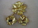 Antique Brooch and Earrings 3 piece Set