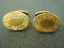 Victorian Gols Cuff Links CuffLinks