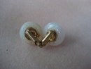 Fantastic Vintage Earrings Moonstone Like Clip Style