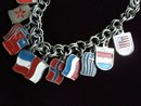Unique Charm Bracelet International Flags
